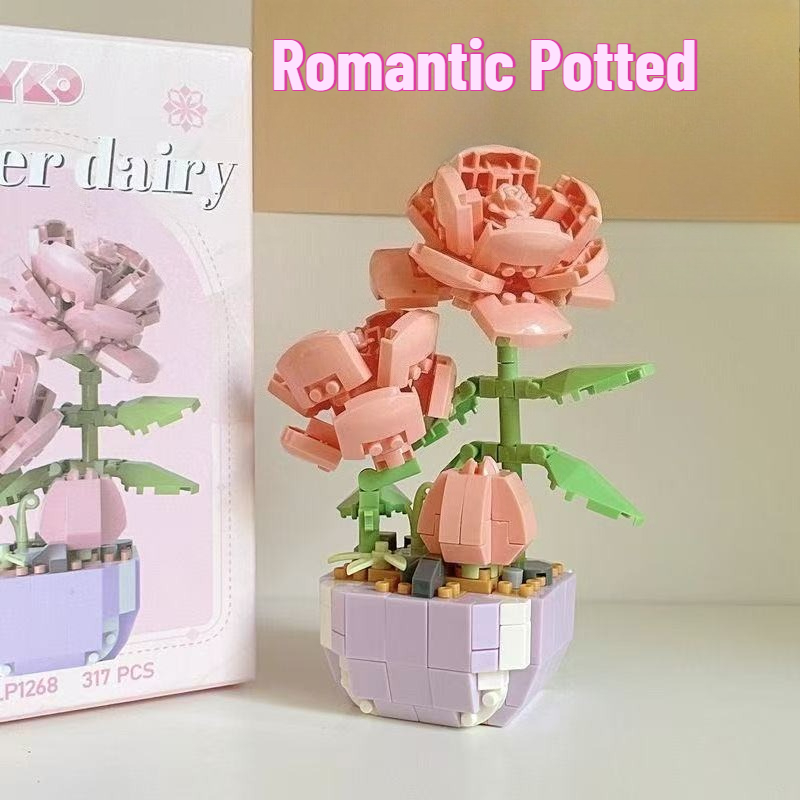 Mini Potted Flowers Building B - Bonsai Garden Lego recension och pris