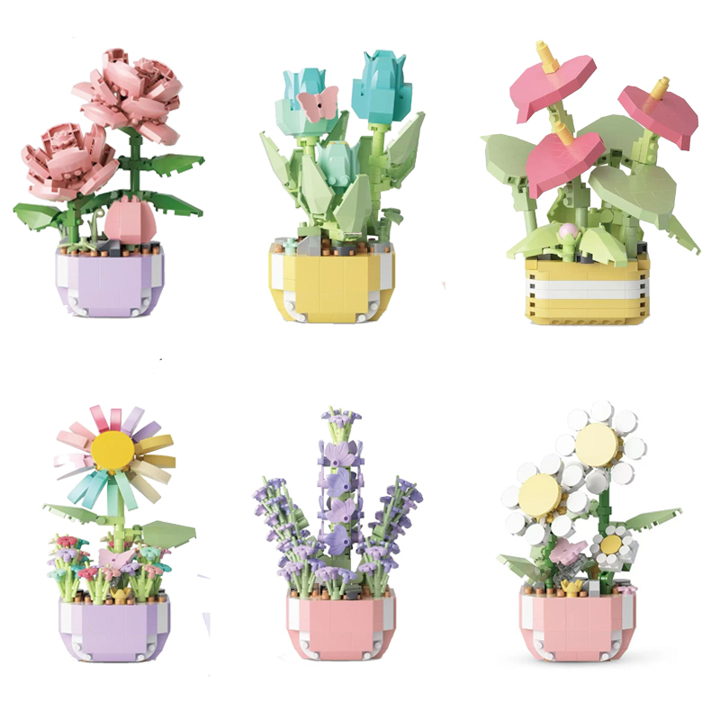 Mini Potted Flowers Building B - Bonsai Garden Lego recension och pris
