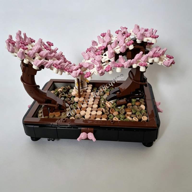 673PCS Bonsai Park Cherry Blos - Bonsai Garden Lego recension och pris