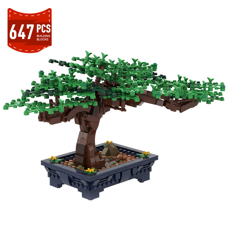 New Bonsai Tree Green Bush Flo - Bonsai Garden Lego recension och pris