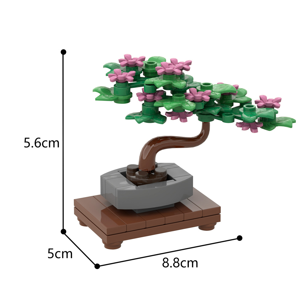 New Bonsai Tree Green Bush Flo - Bonsai Garden Lego recension och pris