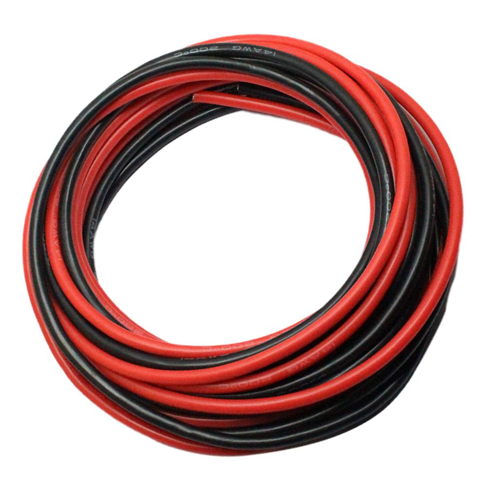 2 Rolls of 14 AWG 50 Feet Sili - Copper Wire Roll recension och pris