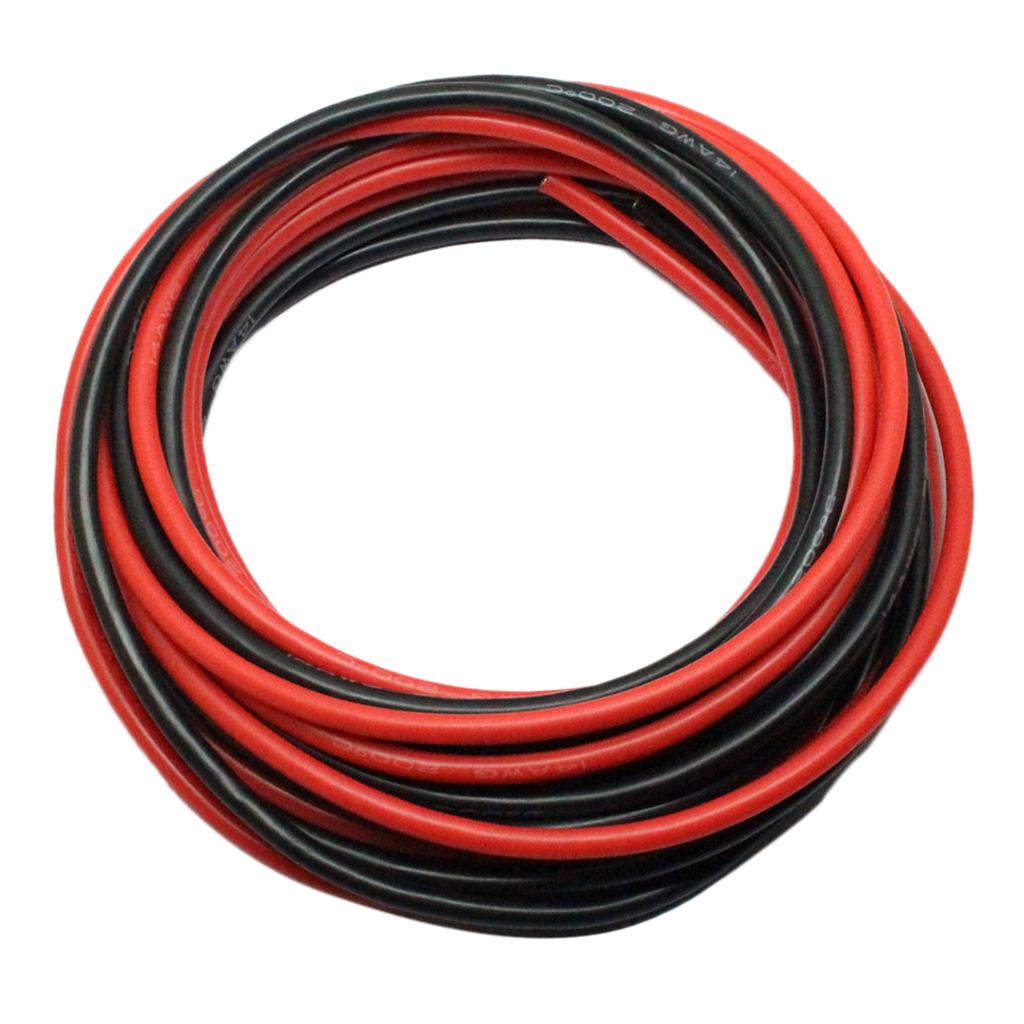 2 Rolls of 14 AWG 50 Feet Sili - Copper Wire Roll recension och pris