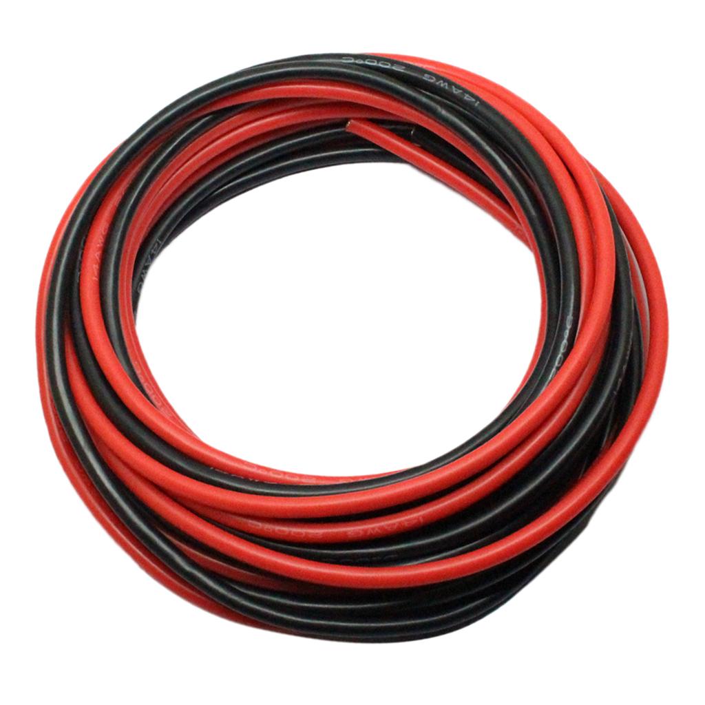 2 Rolls of 14 AWG 50 Feet Sili - Copper Wire Roll recension och pris