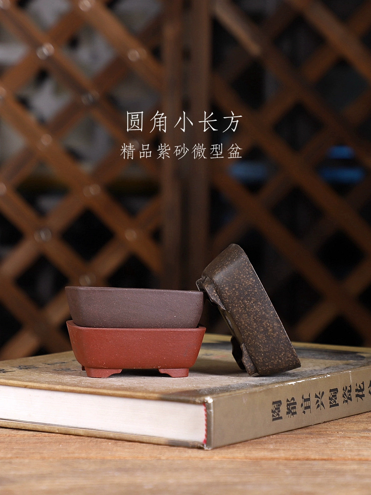 Purple Sand Round Angle Rectan - Bonsai Garden With Sand recension och pris