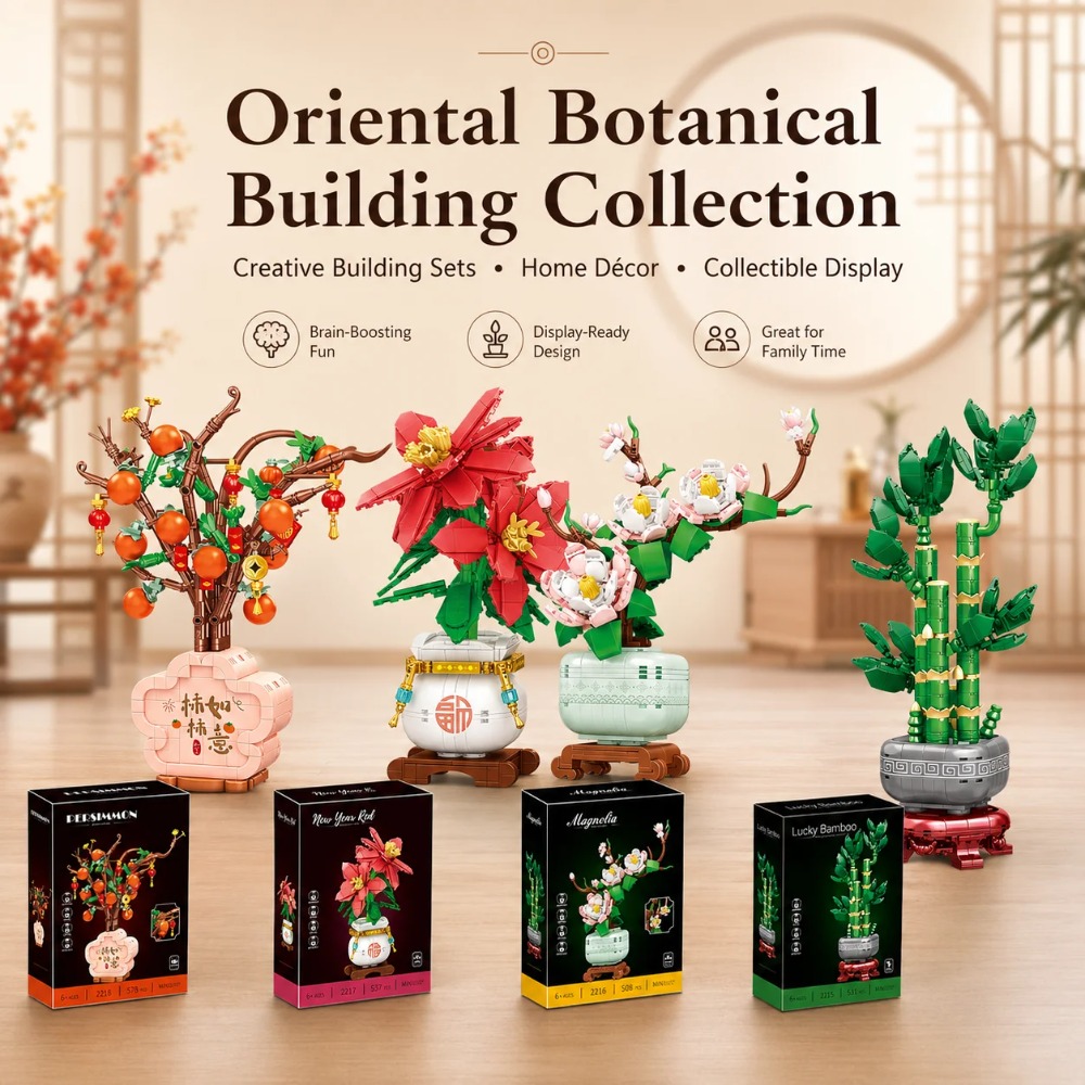 Orchid Building Blocks Flowers - Bonsai Garden Lego recension och pris