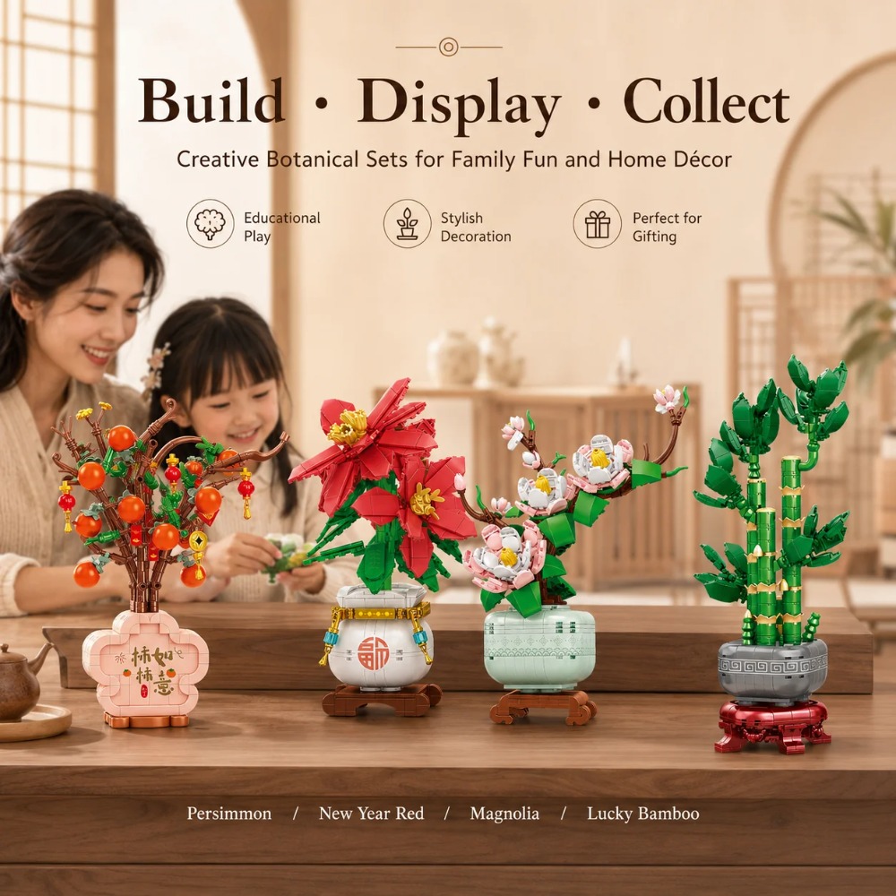 Orchid Building Blocks Flowers - Bonsai Garden Lego recension och pris