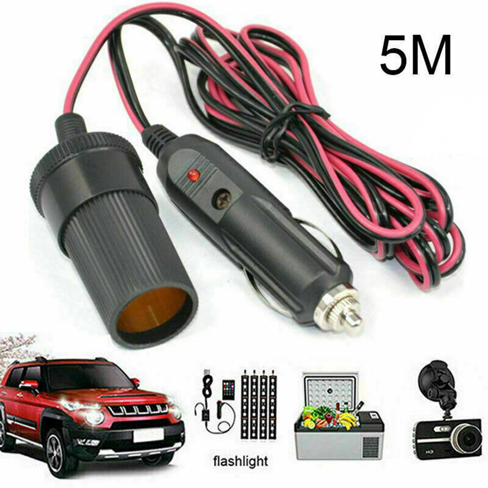 5M Car Cigar Lighter Plug 12V  - Copper Wire Roll recension och pris