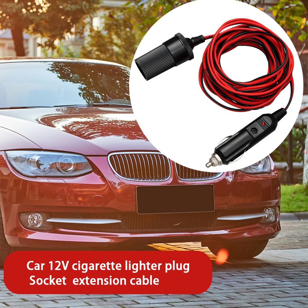 5M Car Cigar Lighter Plug 12V  - Copper Wire Roll recension och pris