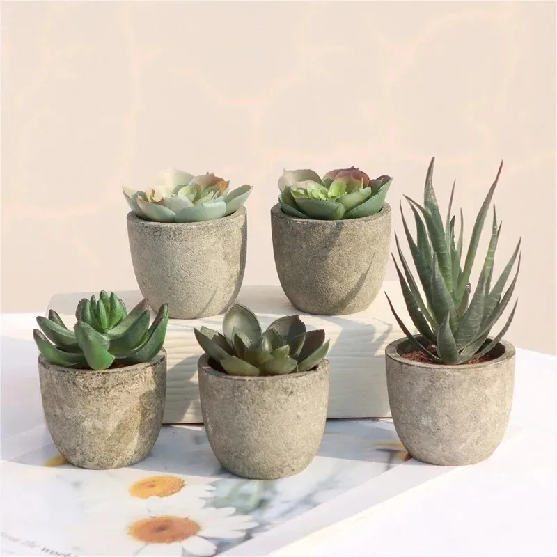 Mini Artificial Aloe Plants Bo - Bonsai Garden Sushi recension och pris