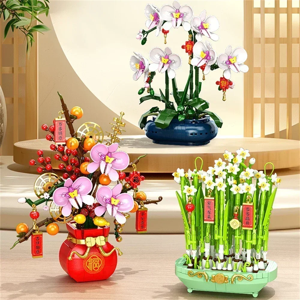 Creative City Bouquet, Peach B - Bonsai Garden Lego recension och pris