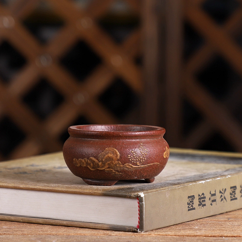 Purple sand Bonsai Pot Traditi - Bonsai Garden With Sand recension och pris