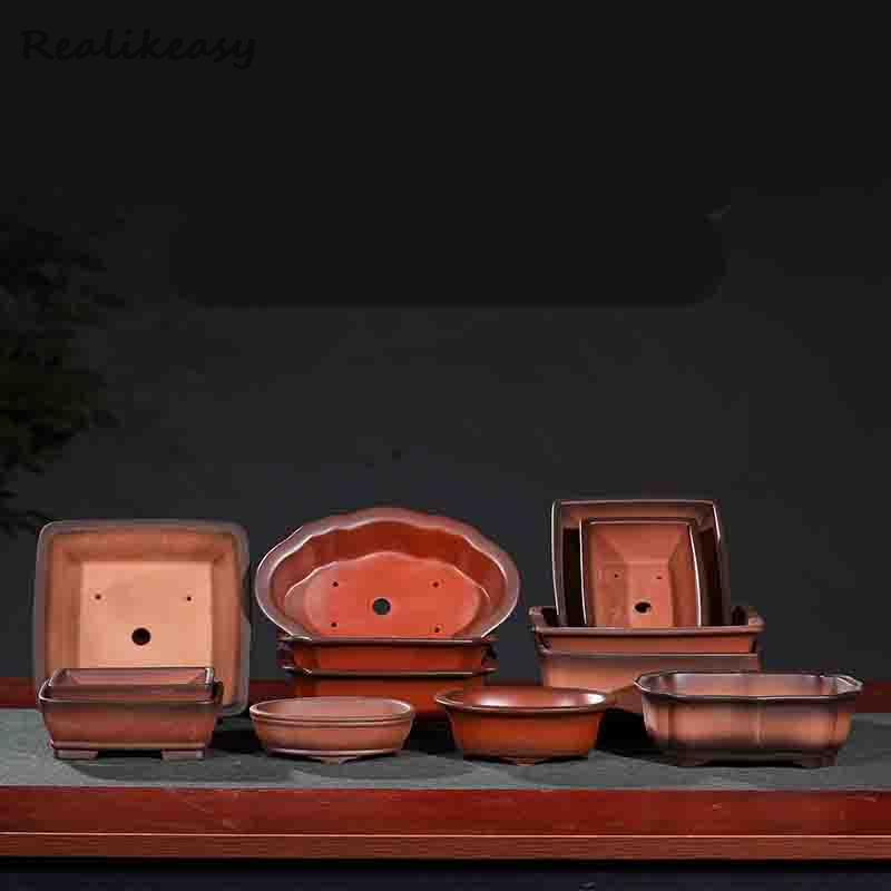 Chinese Yixing Purple Sand Cer - Bonsai Garden With Sand recension och pris