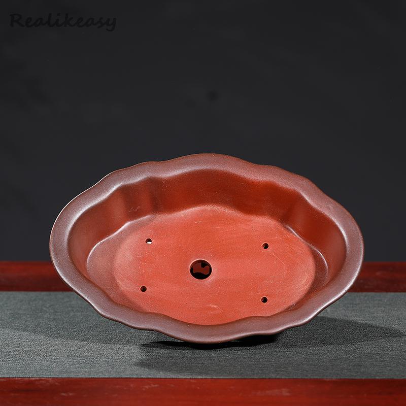 Chinese Yixing Purple Sand Cer - Bonsai Garden With Sand recension och pris
