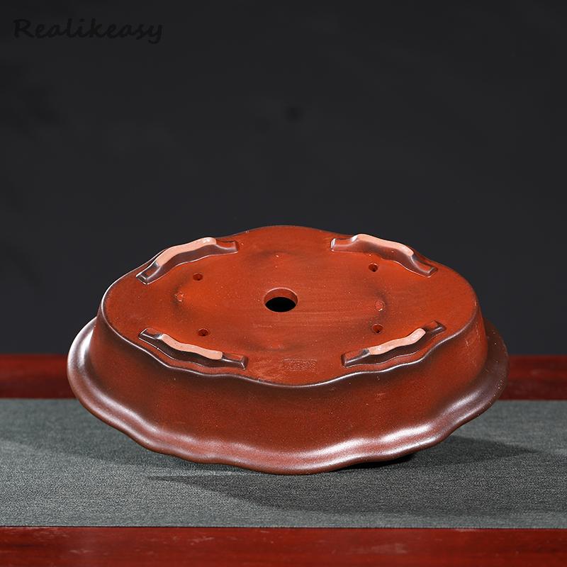 Chinese Yixing Purple Sand Cer - Bonsai Garden With Sand recension och pris