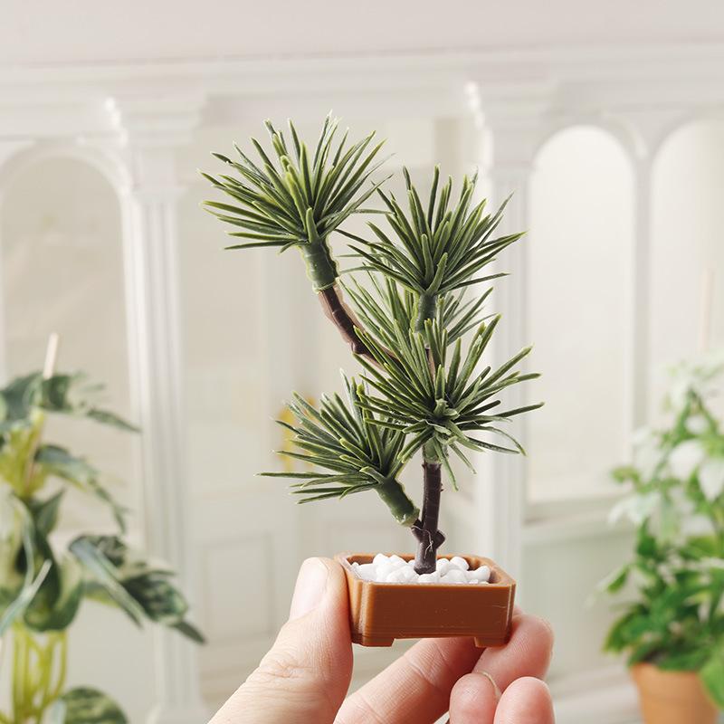 1Pcs 1/12 Dollhouse Simulation - Bonsai Garden Tree recension och pris