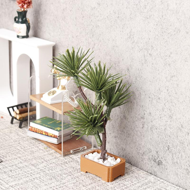 1Pcs 1/12 Dollhouse Simulation - Bonsai Garden Tree recension och pris