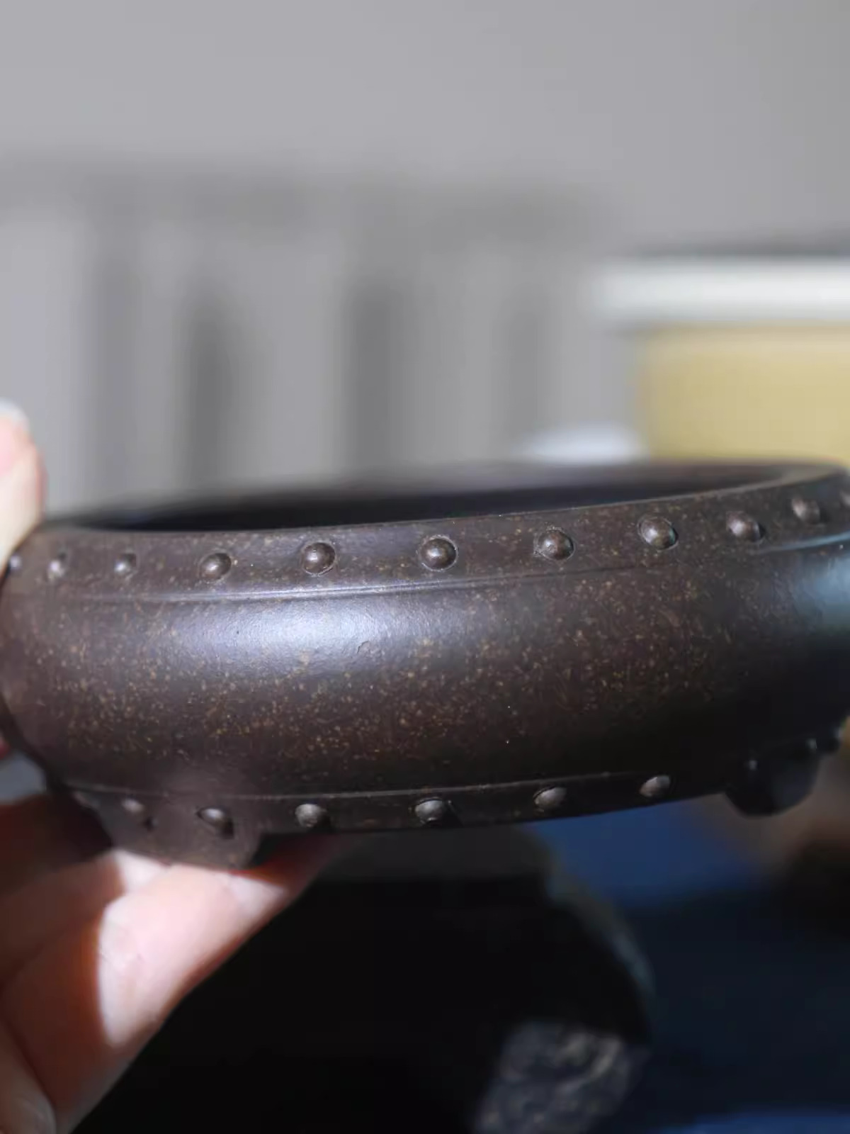 Ceramic Circle Bonsai Pot, Mad - Bonsai Garden With Sand recension och pris