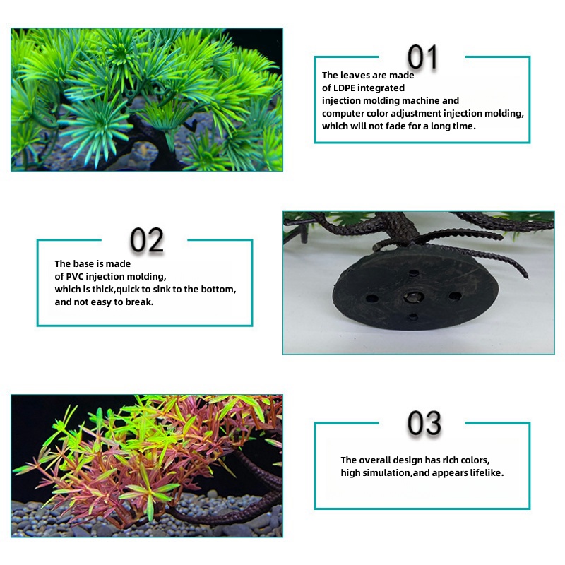 Aquarium bonsai tree, plant, f - Bonsai Garden Sushi recension och pris