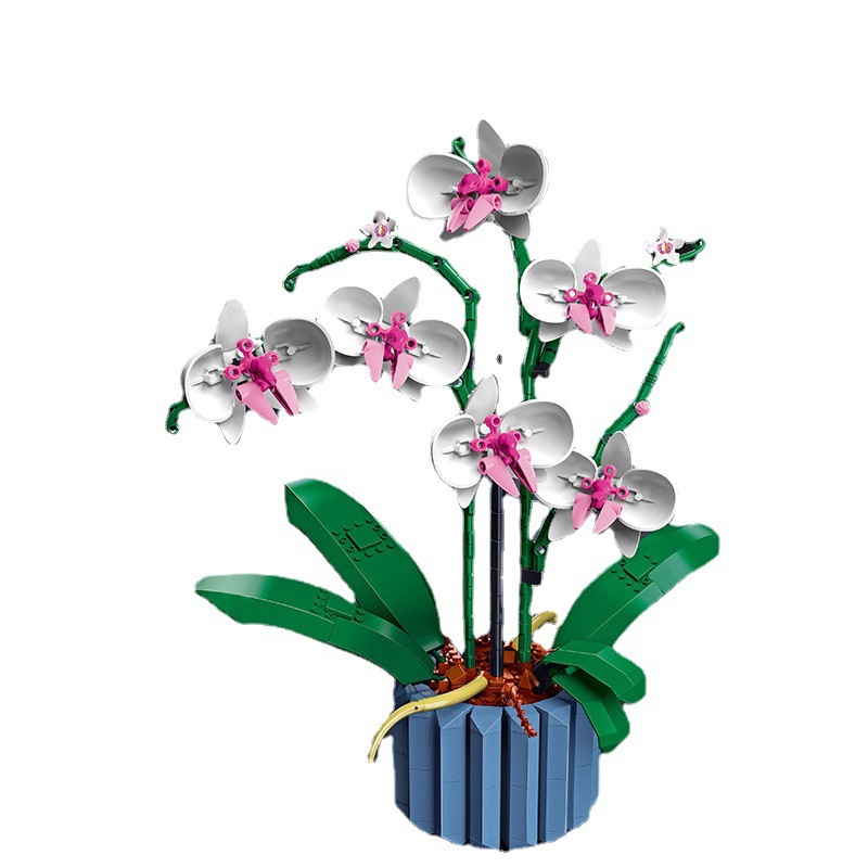 Funny Joy Orchid Flowers Bouqu - Bonsai Garden Lego recension och pris