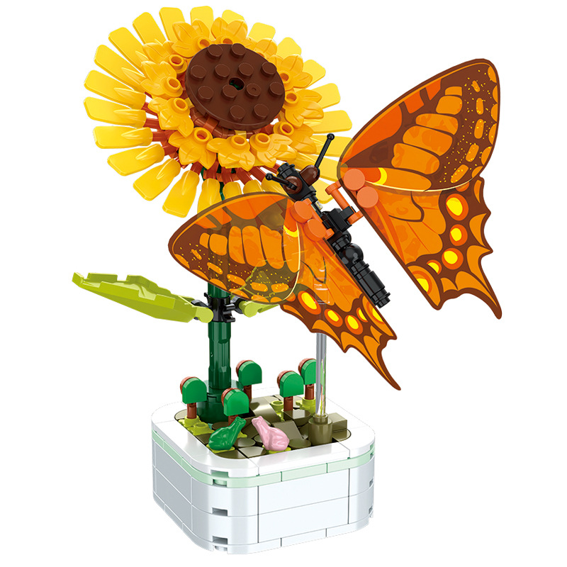 DIY Mini Butterfly Insect Pott - Bonsai Garden Lego recension och pris