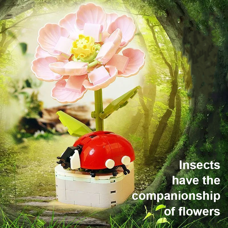 DIY Mini Butterfly Insect Pott - Bonsai Garden Lego recension och pris