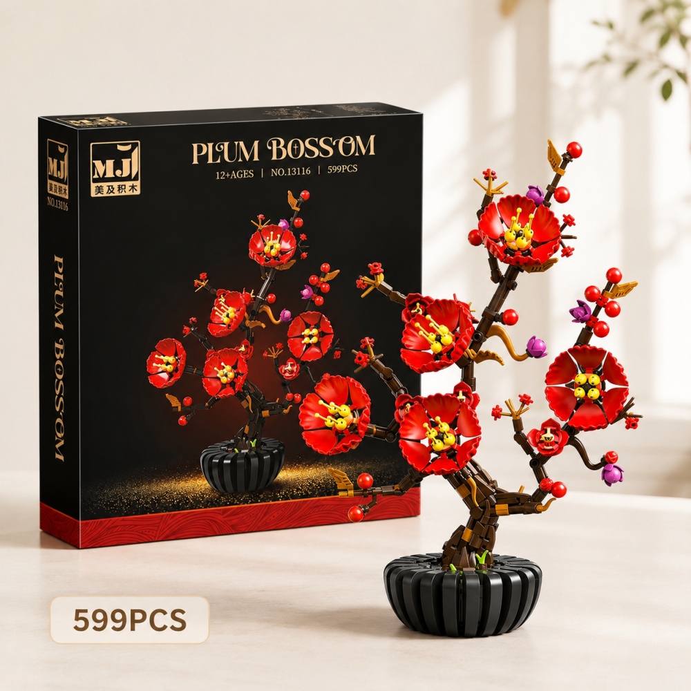 Plum Blossom Bonsai Building B - Bonsai Garden Lego recension och pris