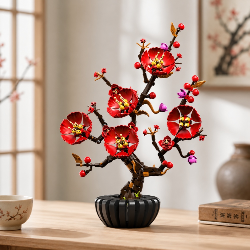 Plum Blossom Bonsai Building B - Bonsai Garden Lego recension och pris