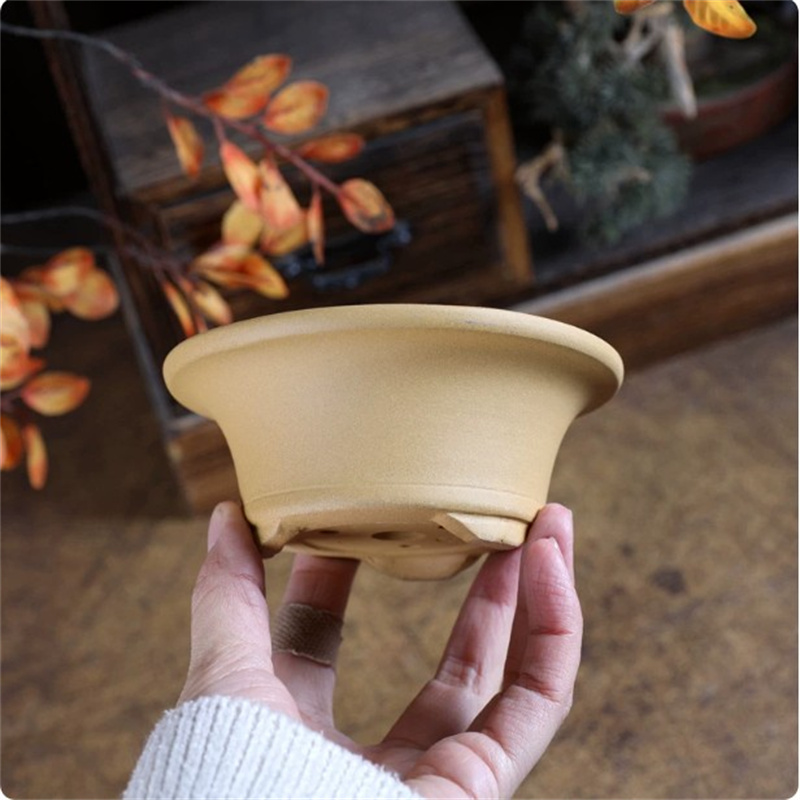 Crude Pottery Small Swallow Po - Bonsai Garden With Sand recension och pris