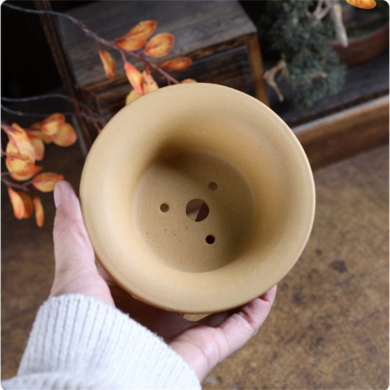 Crude Pottery Small Swallow Po - Bonsai Garden With Sand recension och pris