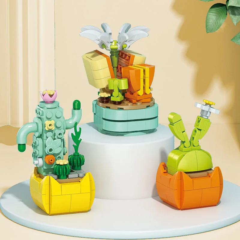 New Flowers Succulents Buildin - Bonsai Garden Lego recension och pris