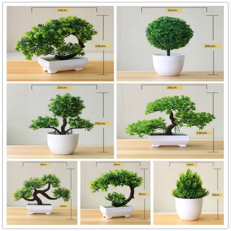 Artificial Plants Potted Bonsa - Bonsai Garden Sushi recension och pris