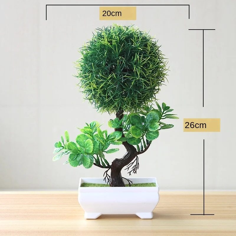 Artificial Plants Potted Bonsa - Bonsai Garden Sushi recension och pris