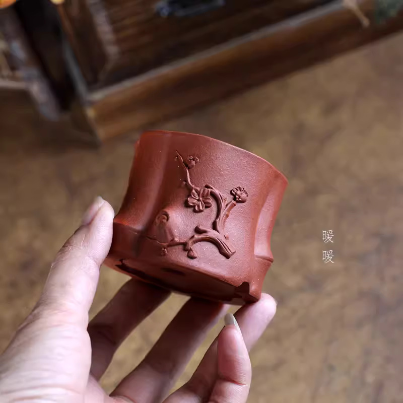Purple Sand Bonsai Pot,Carved  - Bonsai Garden With Sand recension och pris