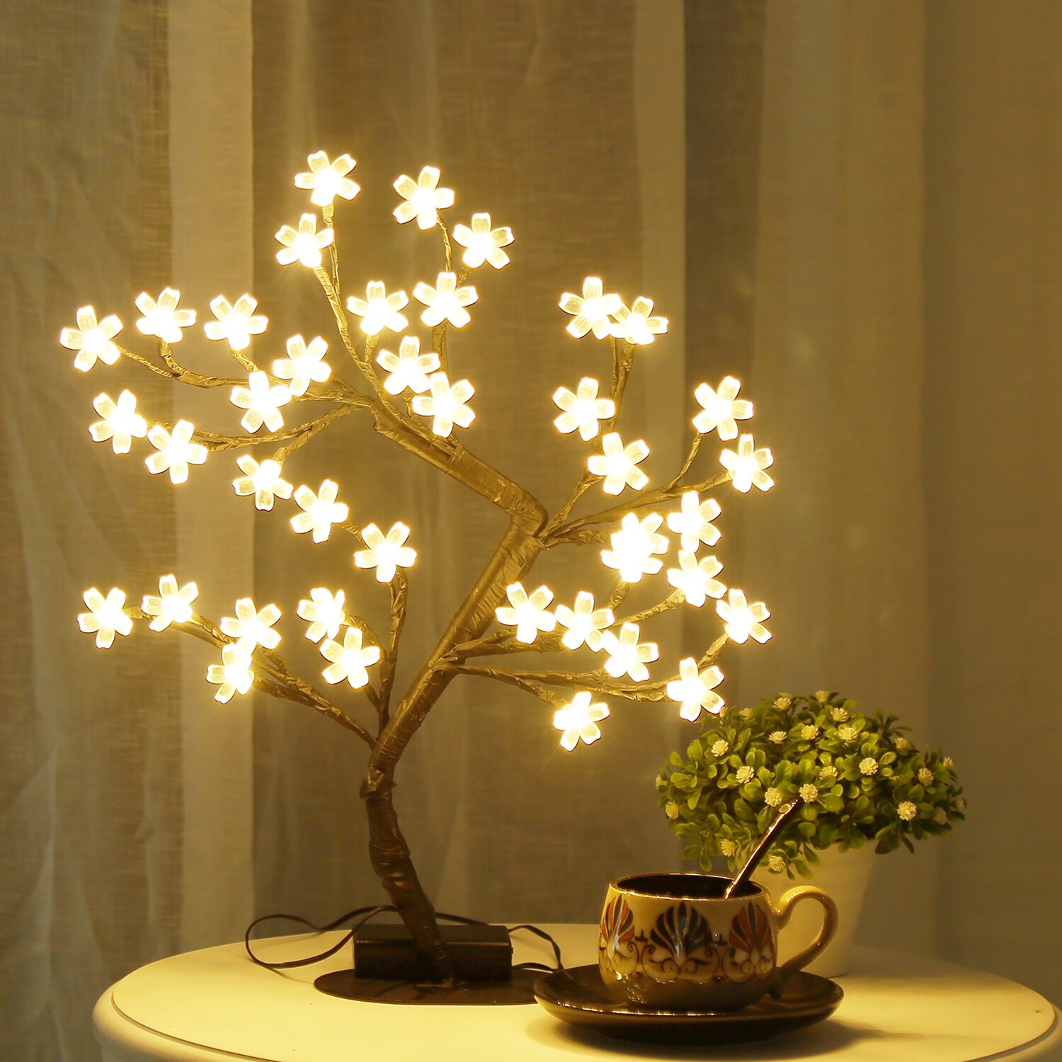 Cherry Blossom Tree Light,17in - Bonsai Garden Sushi recension och pris
